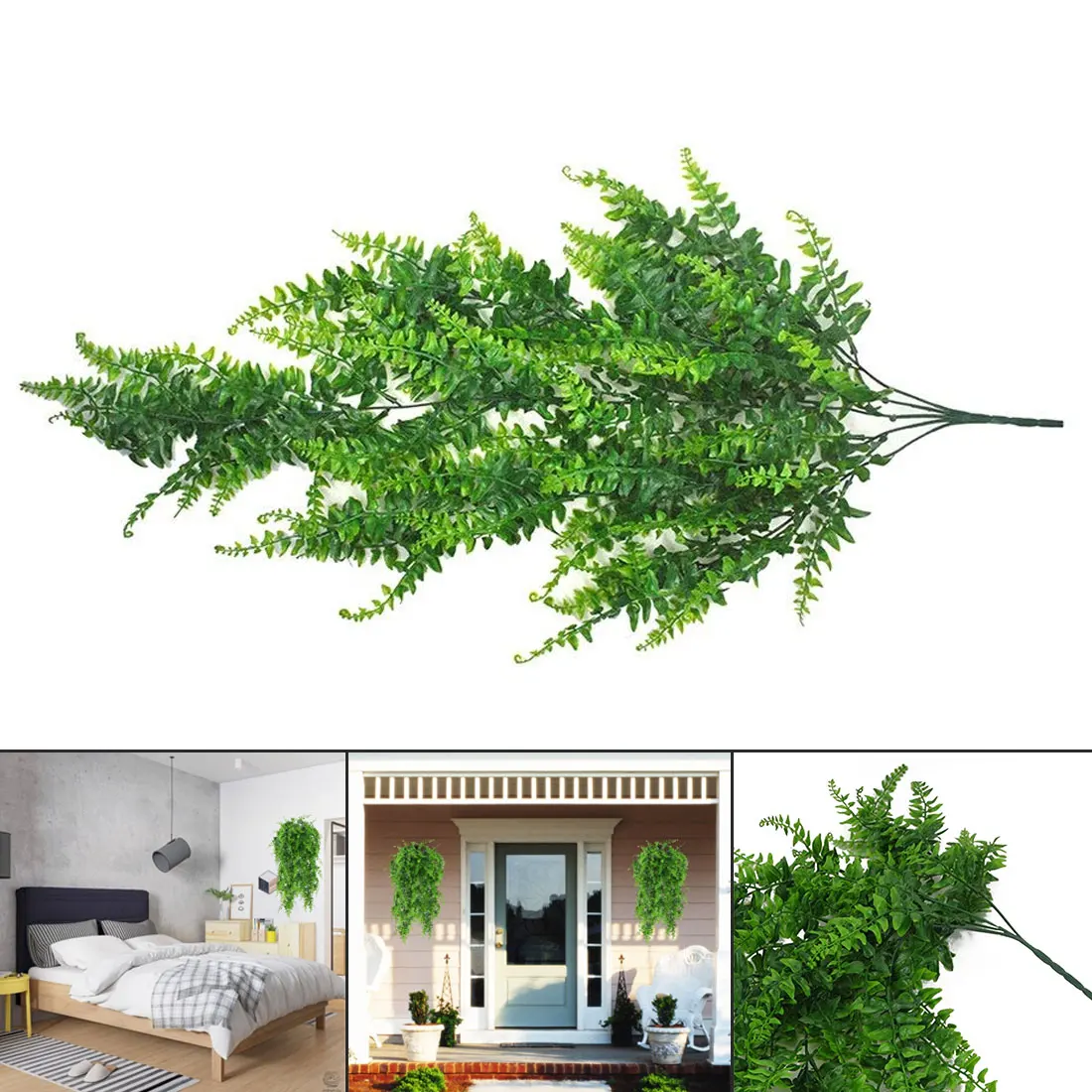 1pc fake plants Artificial ivy Leaves Plastic Green Plant Vine Wall Hanging Home Garden Living Room Club Bar Decorated
1pc fake plants Artificial ivy Leaves Plastic Green Plant Vine Wall Hanging Home Garden Living Room Club Bar Decorated