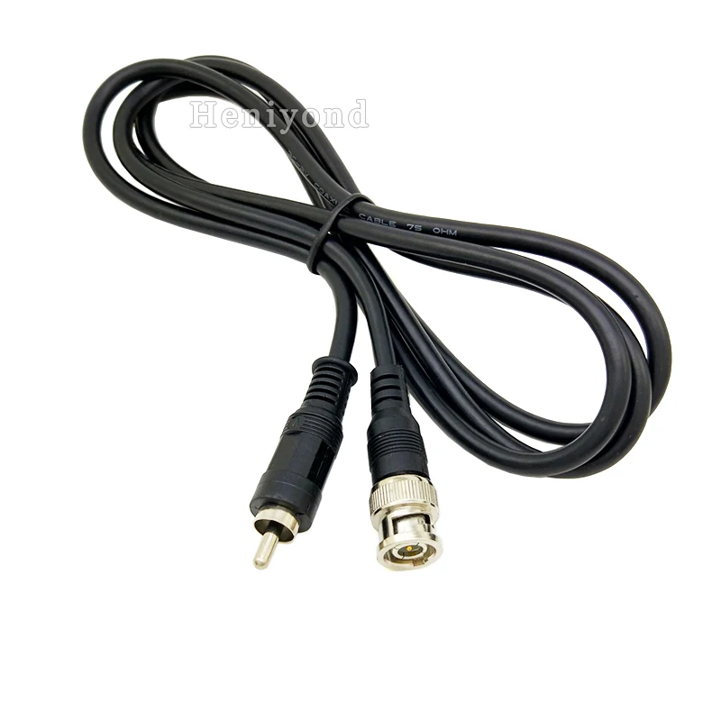 2 шт./лот кабель RCA Male BNC 1 м 3 фута шнур для камер видеонаблюдения и DVR аксессуары