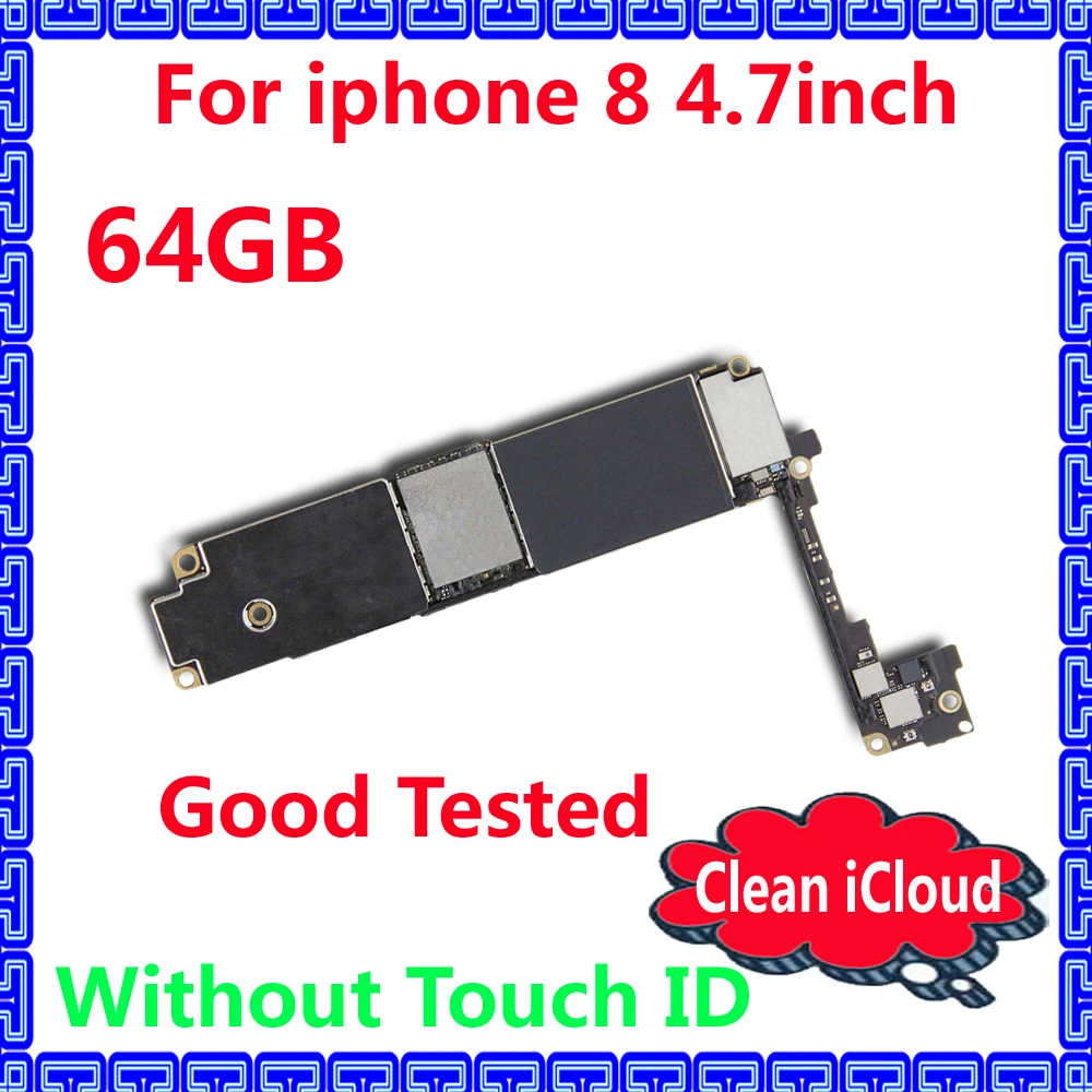 64GB Free iCloud IOS system mainboard for iphone 8 100% Original motherboard without touch ID,unlocked logic board with chips
64GB Free iCloud IOS system mainboard for iphone 8 100% Original motherboard without touch ID,unlocked logic board with chips