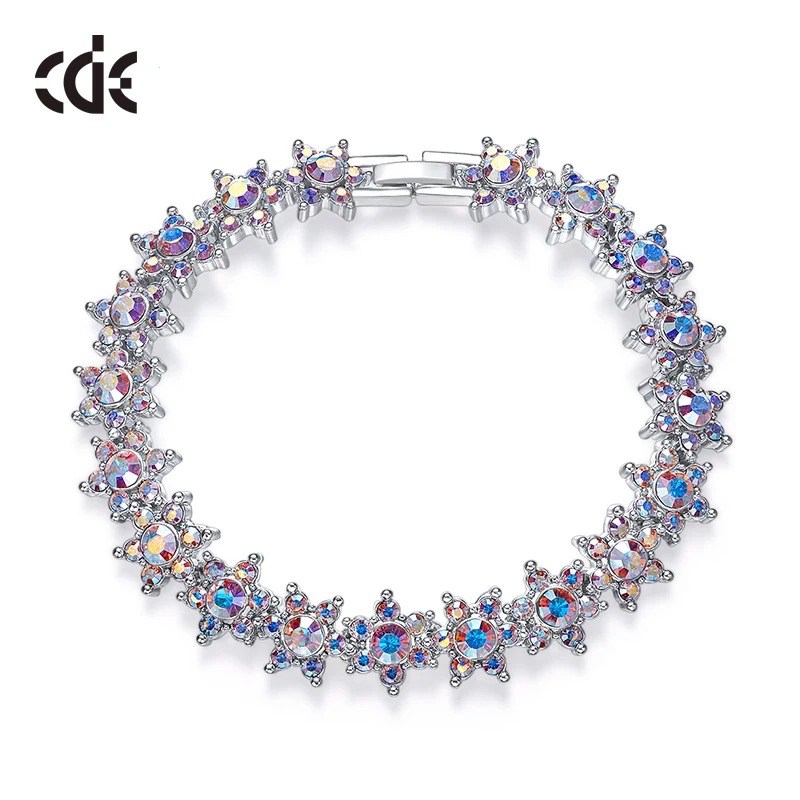 CDE Embellished with Crystals for Women Female Birthday Gift Shiny Star Charm Bracelets & Bangles Fashion Jewelry
CDE Embellished with Crystals for Women Female Birthday Gift Shiny Star Charm Bracelets & Bangles Fashion Jewelry