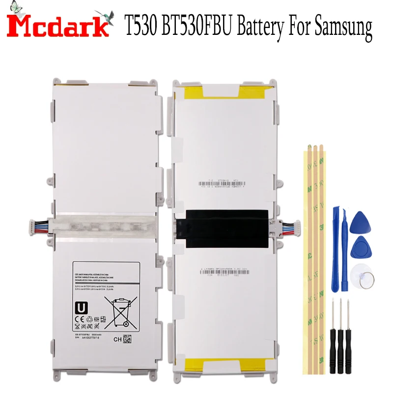 6800 мАч для Samsung GALAXY Tab 4 BT530FBU SM T530 T531 T535 T537 T533 Аккумулятор планшета заменить