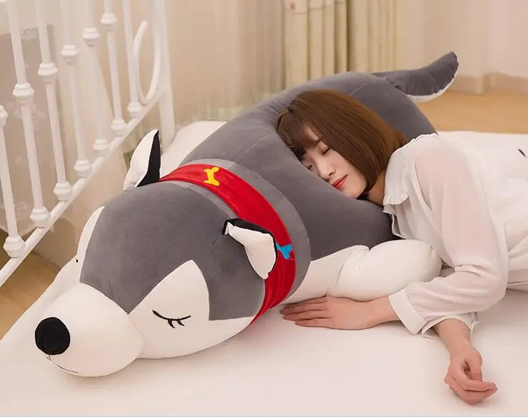 stuffed toy huge 130cm cartoon husky plush toy gray prone dog down cotton very soft doll sleeping pillow christmas gift s2859
stuffed toy huge 130cm cartoon husky plush toy gray prone dog down cotton very soft doll sleeping pillow christmas gift s2859