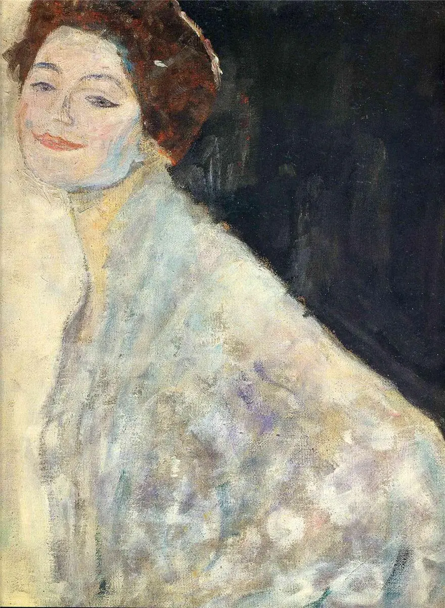 Handmade oil painting reproduction Portrait of a Lady in White (unfinished) by Gustav Klimt
Handmade oil painting reproduction Portrait of a Lady in White (unfinished) by Gustav Klimt
