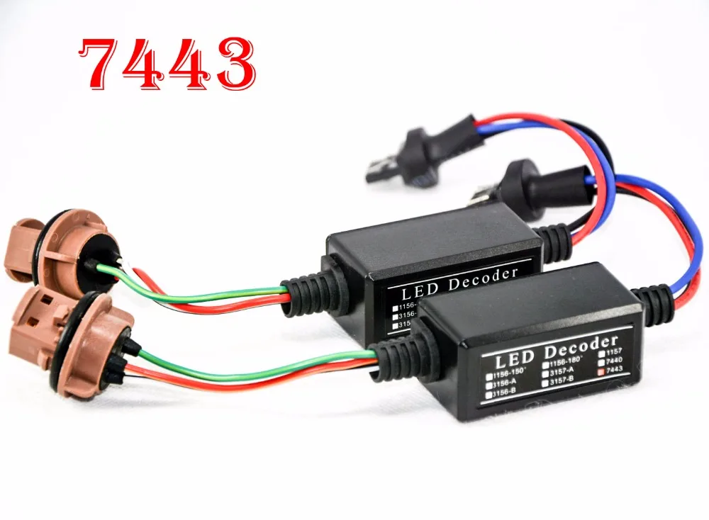 2PCS 7443 LED Bulbs Power 8W Error Free Canbus Canceler Adapter Decoder Fog Turn Brake Signal Anti-Hyper Flashing Blinking
2PCS 7443 LED Bulbs Power 8W Error Free Canbus Canceler Adapter Decoder Fog Turn Brake Signal Anti-Hyper Flashing Blinking