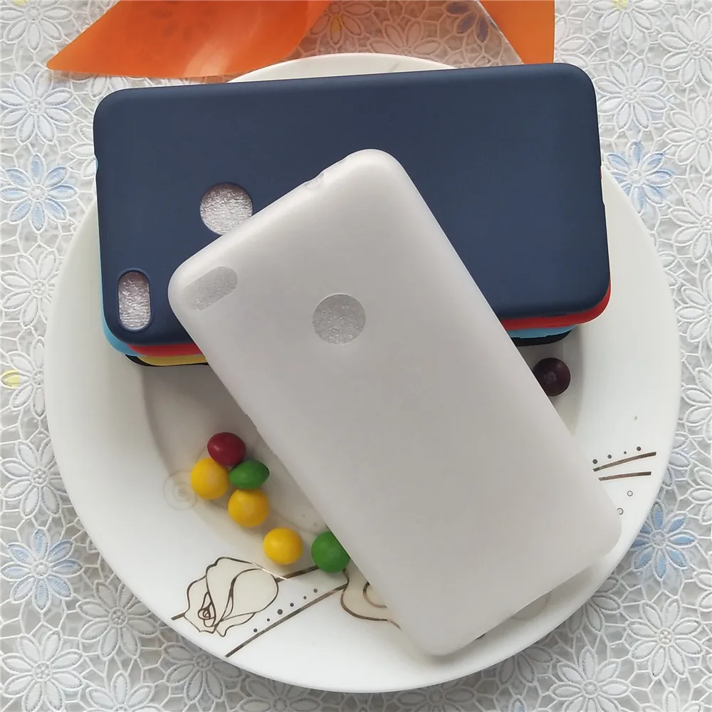 Простой сплошной цвет задняя крышка для Huawei honor8 lite 5 2 ''Macarons силиконовый
