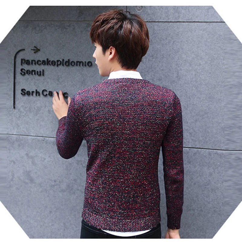 Vogue Mens Sweater Spring New Warm Casual Fashion Knit Sweater Round Neck Slim Thick Wool Thickening Sweater Mens Clothing
Vogue Mens Sweater Spring New Warm Casual Fashion Knit Sweater Round Neck Slim Thick Wool Thickening Sweater Mens Clothing