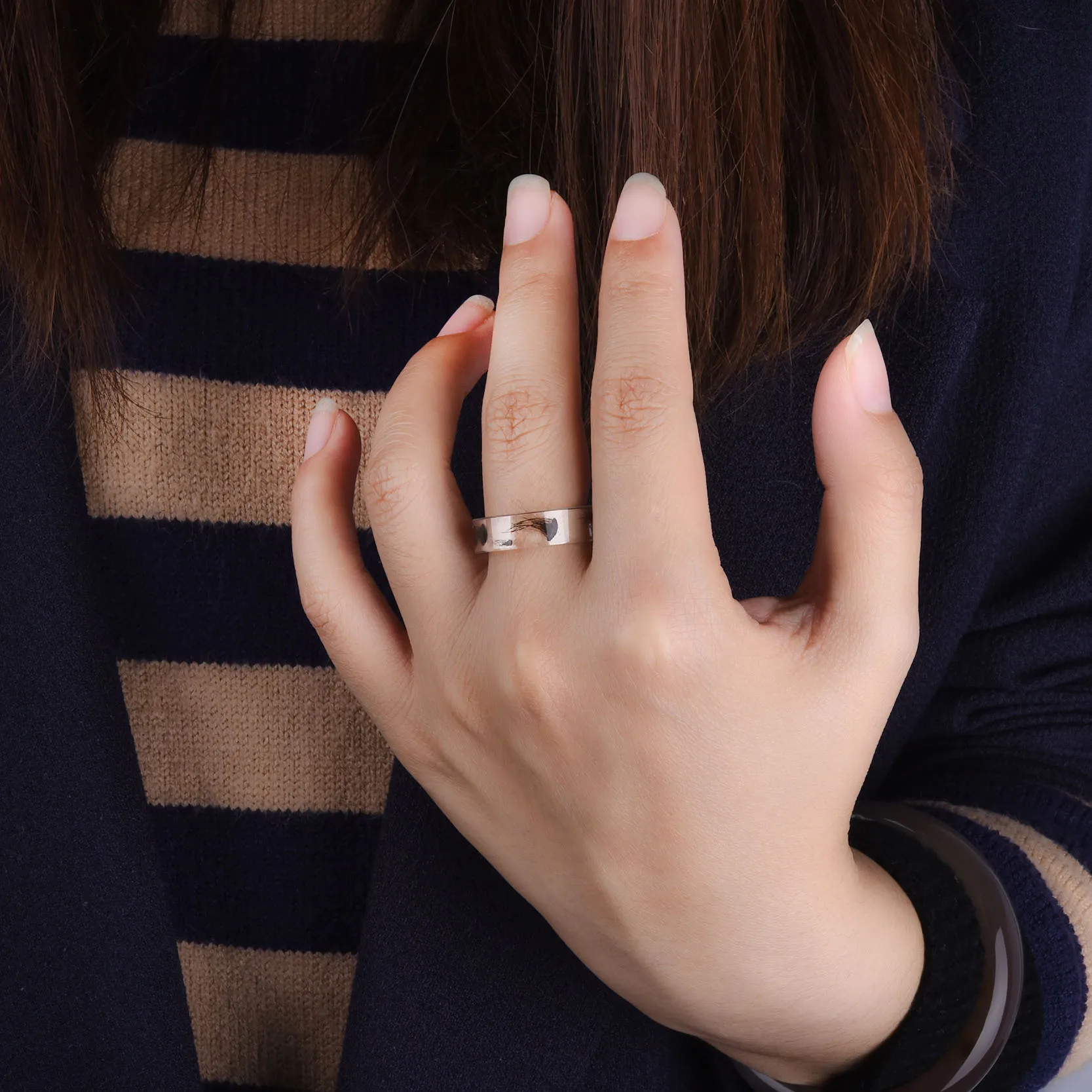 Модное прозрачное кольцо на палец ручной работы с узором Медузы из смолы