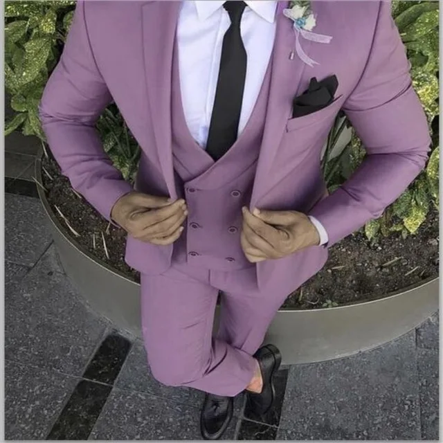 2019 Latest Purple Pink Men's Slim Fit Suits Men's Custom Made Wedding Casual Suits 3 Piece Jacket Vest Pants Terno Masculino
2019 Latest Purple Pink Men's Slim Fit Suits Men's Custom Made Wedding Casual Suits 3 Piece Jacket Vest Pants Terno Masculino