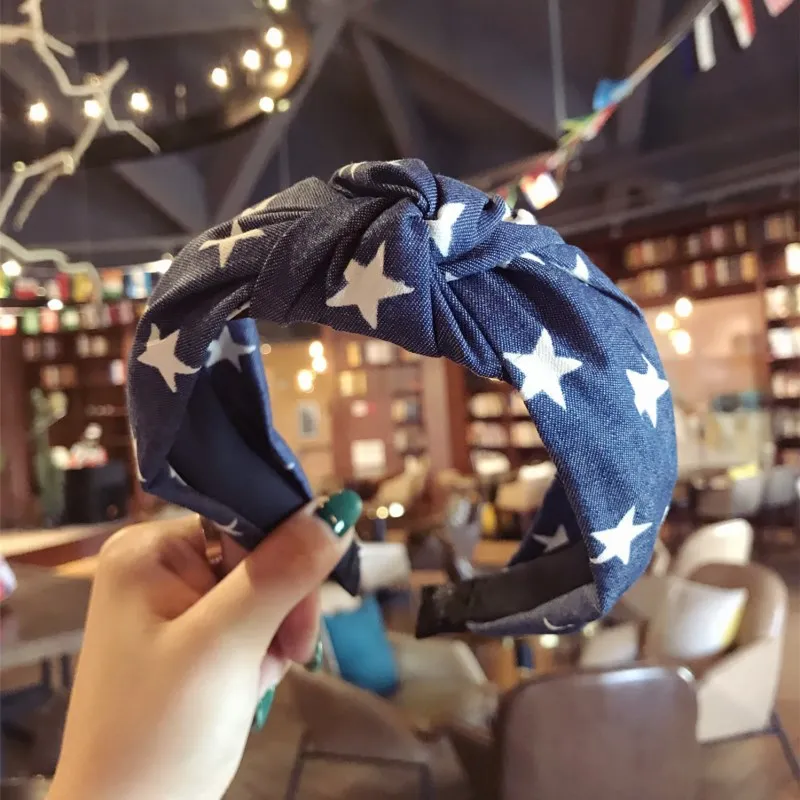 1pcs Star Headband Women Denim Top Knotted Hairband Turban Twisted Headband Wide Hairbands For Women Girls
1pcs Star Headband Women Denim Top Knotted Hairband Turban Twisted Headband Wide Hairbands For Women Girls