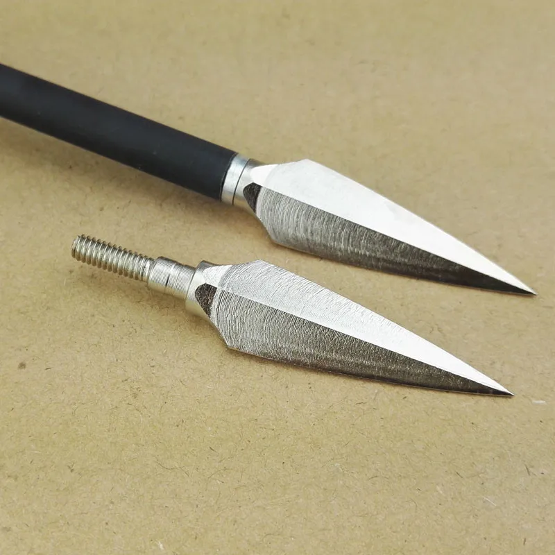 6pcs Archery Arrow Head Hunting Stainless Steel Broadhead Traditional Arrowhead Arrow Field Tips 158 grain Silver Points
6pcs Archery Arrow Head Hunting Stainless Steel Broadhead Traditional Arrowhead Arrow Field Tips 158 grain Silver Points