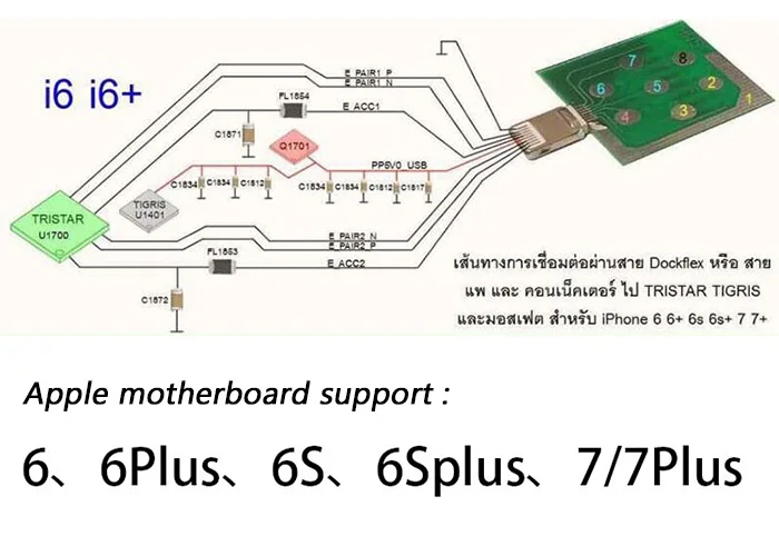 Apple full range of micro test board Apple Android disassemble detection tail plug battery
Apple full range of micro test board Apple Android disassemble detection tail plug battery
