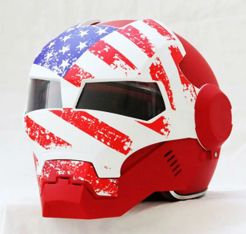 motocross helmets MASEI IRONMAN Iron Man helmet half helmet open face helmet ABS casque motocross 610 American Red
motocross helmets MASEI IRONMAN Iron Man helmet half helmet open face helmet ABS casque motocross 610 American Red