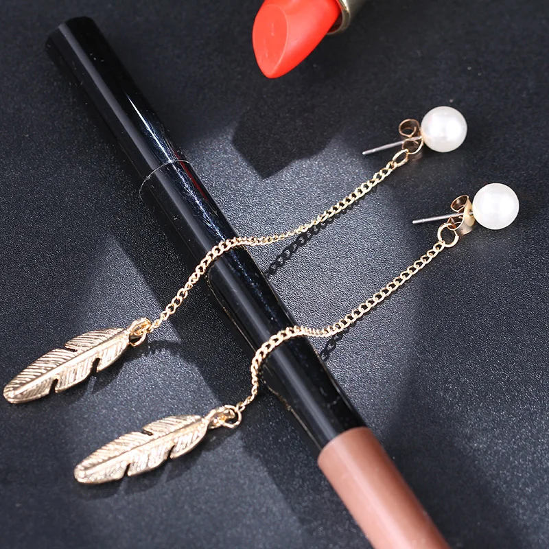 Leaf Imitation Pearl Long Tassel Drop Earrings For Women Wedding Jewelry Vintage Fashion Elegant Lover Feather Brincos
Leaf Imitation Pearl Long Tassel Drop Earrings For Women Wedding Jewelry Vintage Fashion Elegant Lover Feather Brincos