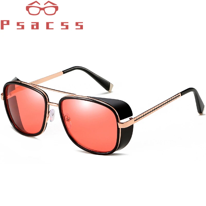 Psacss Vintage PUNK Sunglasses Men Women Tony Stark Iron Man Fashion High Quality Sun Glasses For Driving Outdoor Gafas de sol
Psacss Vintage PUNK Sunglasses Men Women Tony Stark Iron Man Fashion High Quality Sun Glasses For Driving Outdoor Gafas de sol