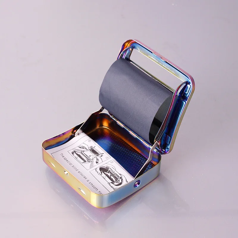 Fashion Cigarette Case High-grade Metal Manual Cigarette Case mini tinplate tray Manual cigarette maker Accessories
Fashion Cigarette Case High-grade Metal Manual Cigarette Case mini tinplate tray Manual cigarette maker Accessories