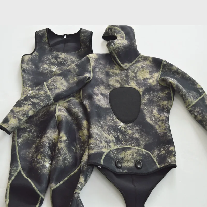 High Quality Men 3MM Diving Suit Long Wetsuit Sleeve Full Body Sunblock for Underwater Sport Poo | Спорт и развлечения