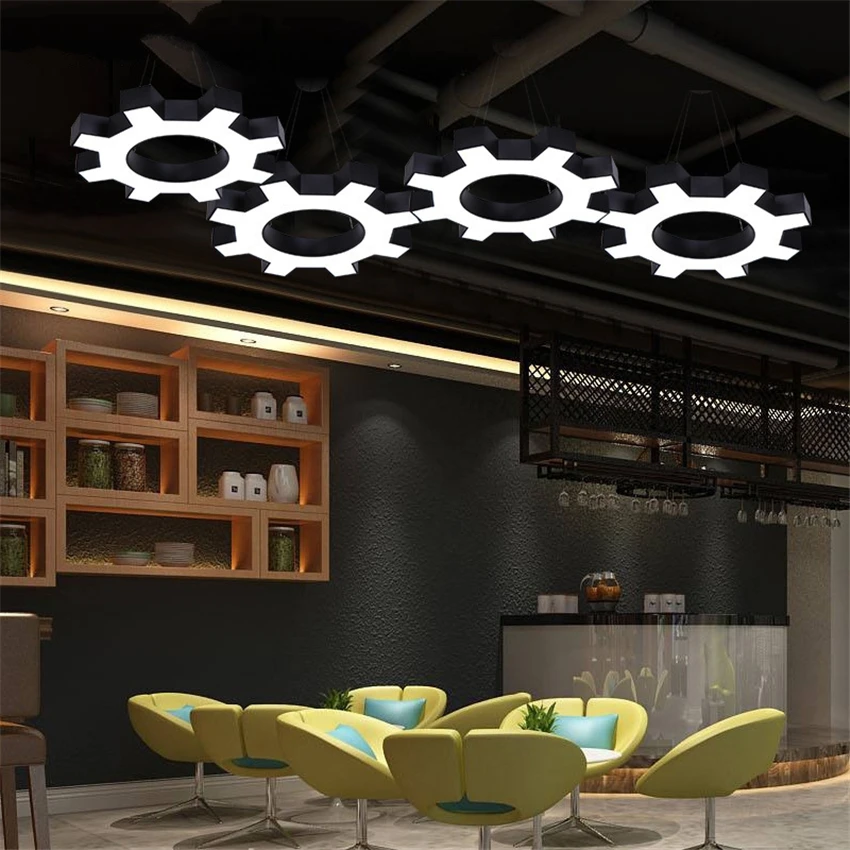 Industrial Loft Gear Pendant Lights Office Led Art Deco Pendant Lamps Modern Minimalist Cafe Gym Iron Dining Kitchen Lighting
Industrial Loft Gear Pendant Lights Office Led Art Deco Pendant Lamps Modern Minimalist Cafe Gym Iron Dining Kitchen Lighting