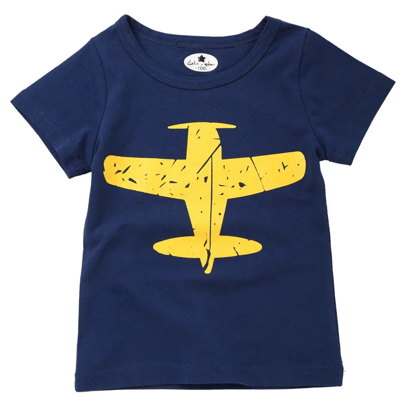 Boy T-shirt cotton T-shirt boy cartoon airplane printing children's jacket children's clothes shirt 2-8 years old boy clothing
Boy T-shirt cotton T-shirt boy cartoon airplane printing children's jacket children's clothes shirt 2-8 years old boy clothing