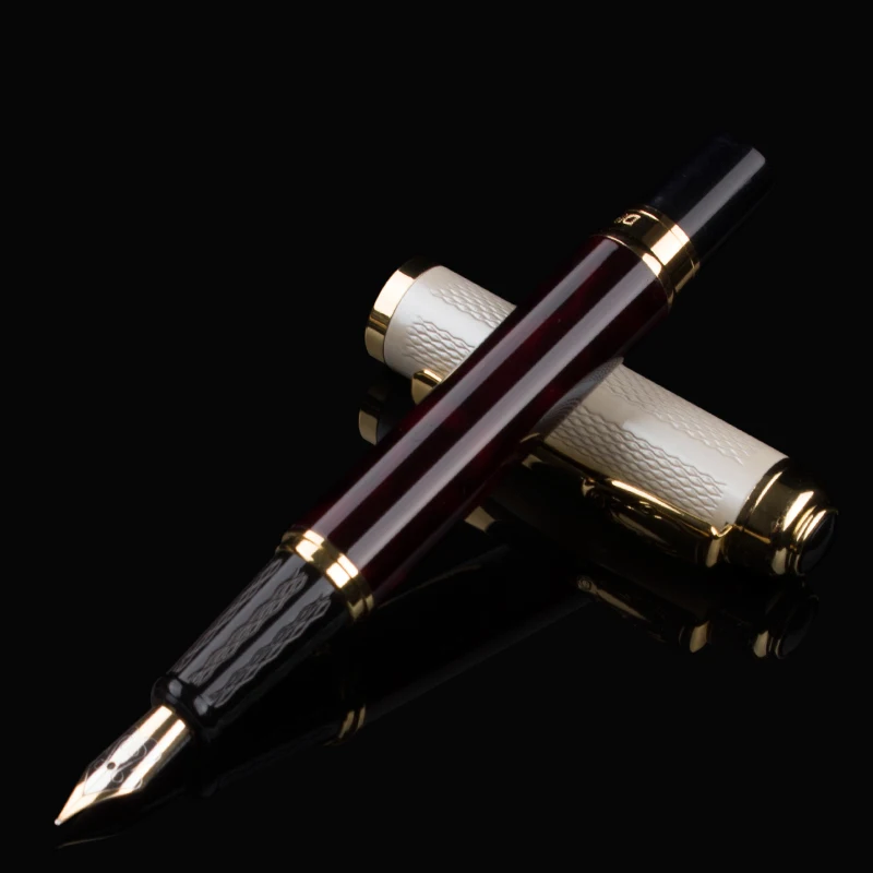 Luxury Brand Steel Fountain Pen Medium 0.5mm Nib School Office Name Ink Pens Gift Stationery
Luxury Brand Steel Fountain Pen Medium 0.5mm Nib School Office Name Ink Pens Gift Stationery