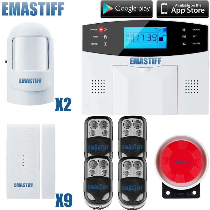 GSM SMS домашняя охранная сигнализация Gsm система охранной сигнализации комплект датчиков дистанционное управление английский/русский/испан...
GSM SMS домашняя охранная сигнализация Gsm система охранной сигнализации комплект датчиков дистанционное управление английский/русский/испан...