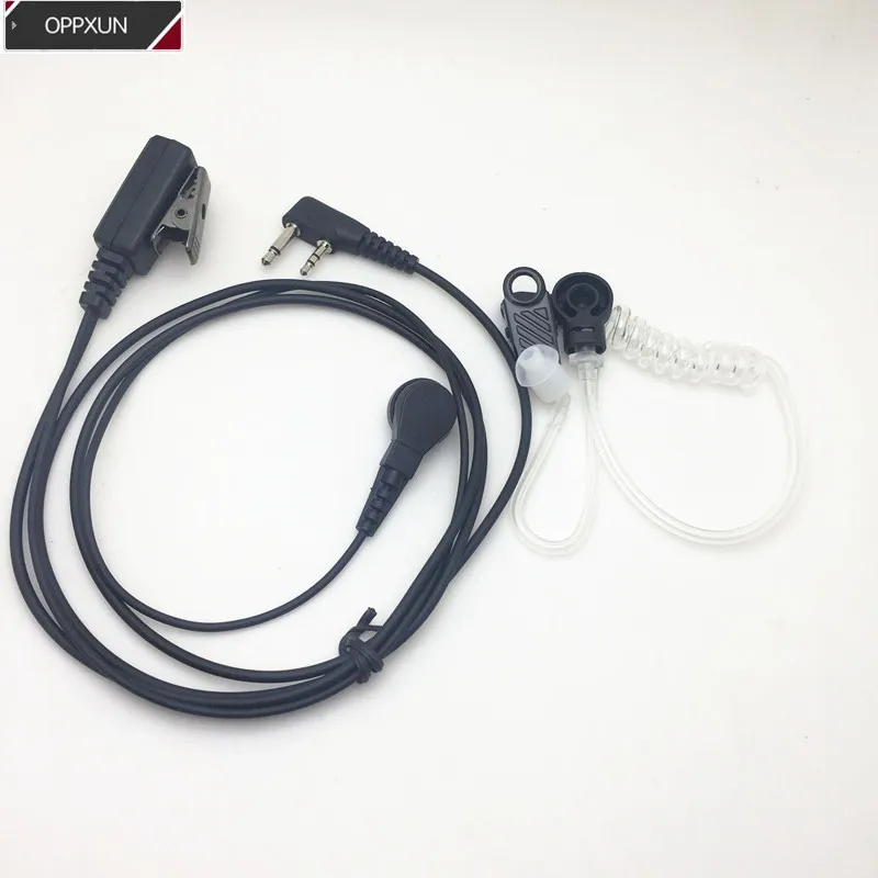 

Square PTT Interphone Air Conduction Earphone for baofeng UV5R UV82 BF888S for kenwood TK378 TK378G 2PIN two way radios