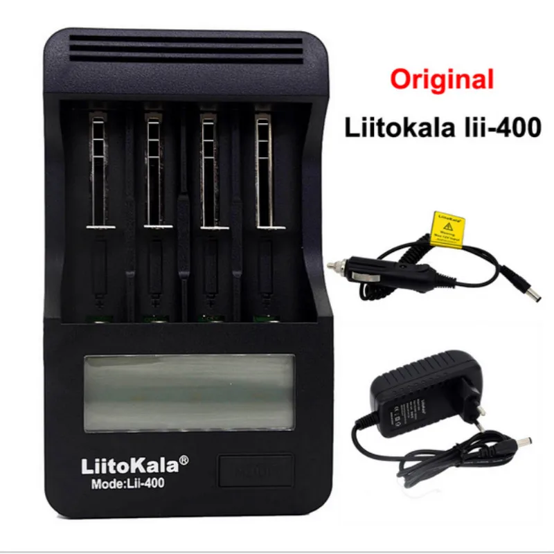 Liitokala lii-400 LCD Charger 18650 26650 18500 14500 16340 17500 3.7V lithium battery NiMH AA / AAA 1.2V Battery Charger
Liitokala lii-400 LCD Charger 18650 26650 18500 14500 16340 17500 3.7V lithium battery NiMH AA / AAA 1.2V Battery Charger