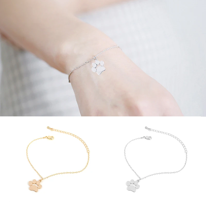 LNRRABC Hot Silvery Alloy Cat Dog Paw Print Bracelets Cute Drop Shipping Golden Animal Allergy Free Adjustable Girls Graceful
LNRRABC Hot Silvery Alloy Cat Dog Paw Print Bracelets Cute Drop Shipping Golden Animal Allergy Free Adjustable Girls Graceful