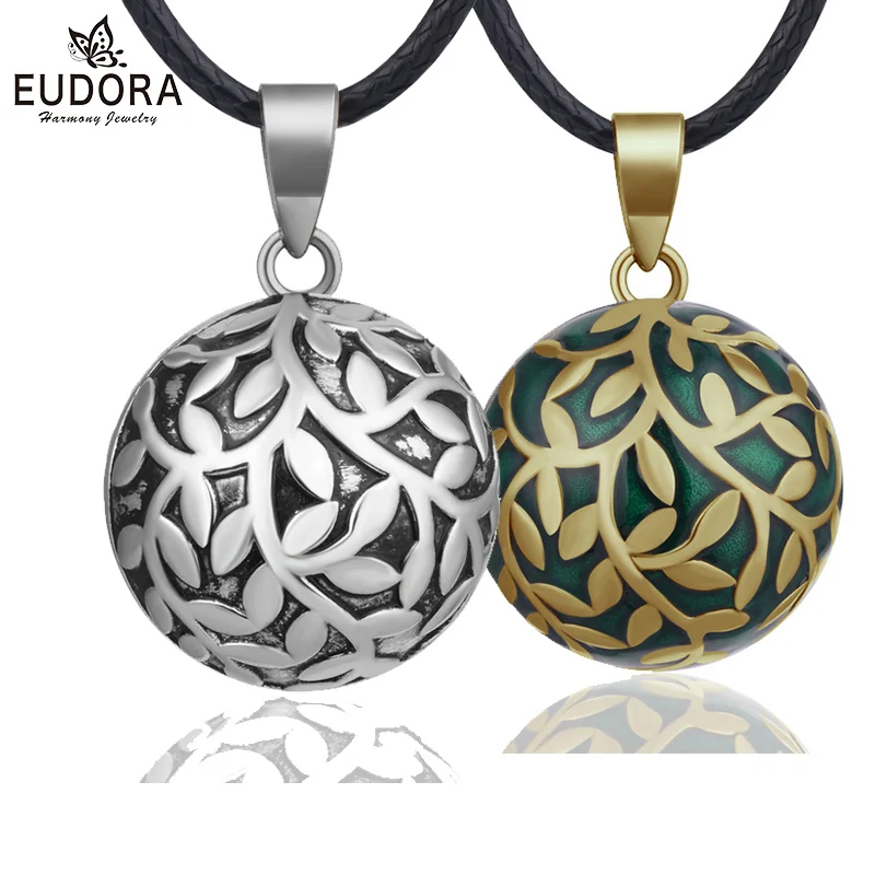 Eudora 20mm olive leaf Green Sliver Harmony Bola Chime Ball Pendant Necklace for Women Baby Angel Caller Fine Jewelry N14NB318
Eudora 20mm olive leaf Green Sliver Harmony Bola Chime Ball Pendant Necklace for Women Baby Angel Caller Fine Jewelry N14NB318