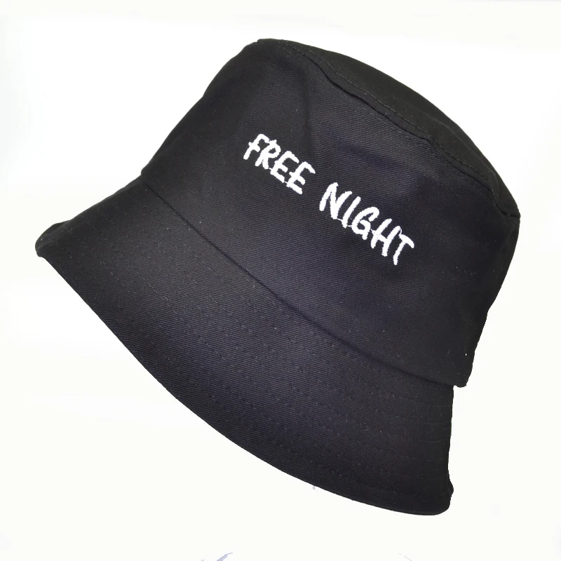 fashion free night embroidery letter Bucket Hat men Women harajuku pop fisherman hat outdoor fishing hats panama bone
fashion free night embroidery letter Bucket Hat men Women harajuku pop fisherman hat outdoor fishing hats panama bone