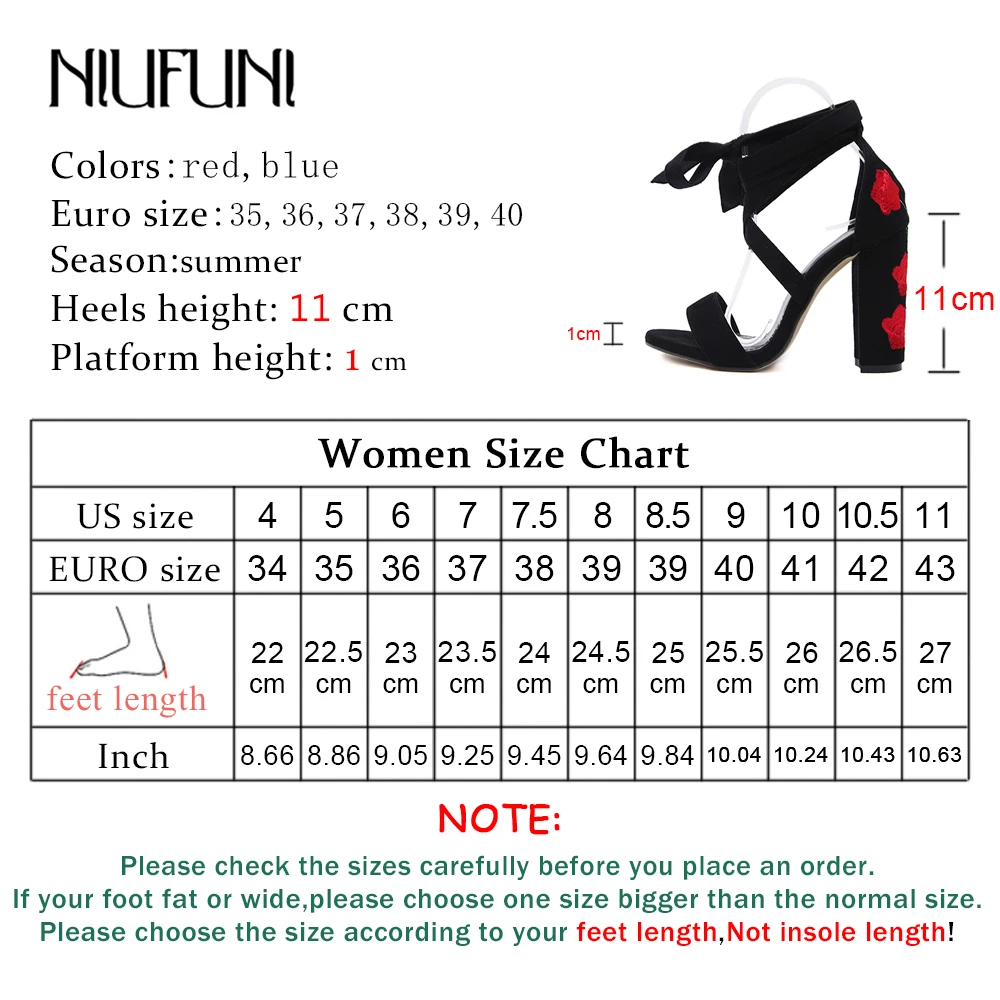 Women Shoes Brand High Heels Shoes Embroider Ankle Strap Summer Woman Shoes Thick Heels Wedding Party Sandals Lace Up Lady Shoes
Women Shoes Brand High Heels Shoes Embroider Ankle Strap Summer Woman Shoes Thick Heels Wedding Party Sandals Lace Up Lady Shoes