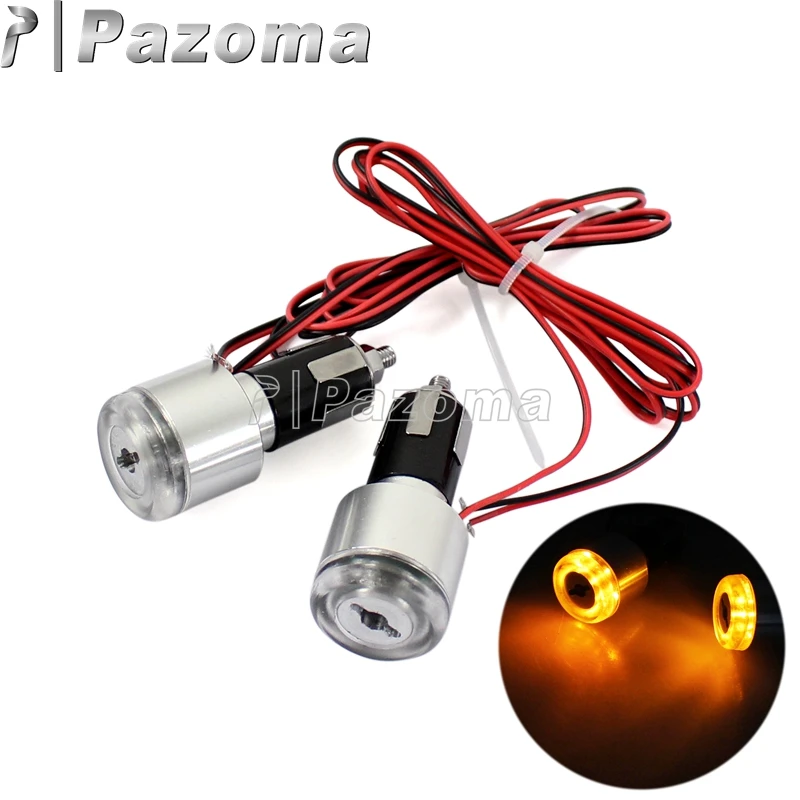 Motorcycle 7/8'' Handlebar Bar End Indicator Turn Signals Light LED Bar End Plug Blinkers for Honda Yamaha Suzuki Kawasaki
Motorcycle 7/8'' Handlebar Bar End Indicator Turn Signals Light LED Bar End Plug Blinkers for Honda Yamaha Suzuki Kawasaki