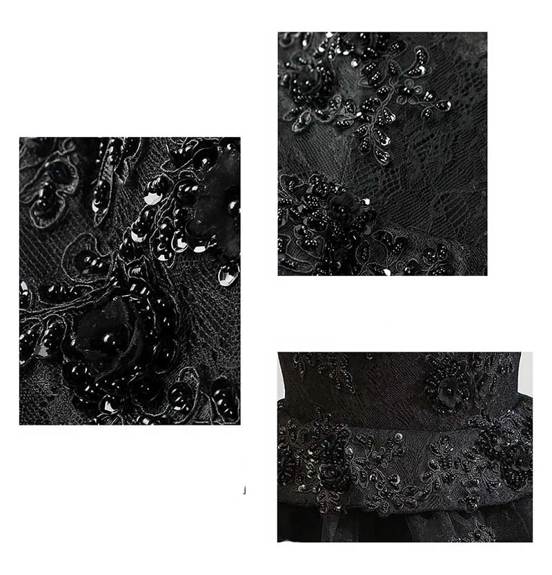 Custom Black Lace Embroidery Front Short Back Long Dress Sexy Strapless Handmade Beaded Lady Large Size 5XL Evening Party Dress
Custom Black Lace Embroidery Front Short Back Long Dress Sexy Strapless Handmade Beaded Lady Large Size 5XL Evening Party Dress