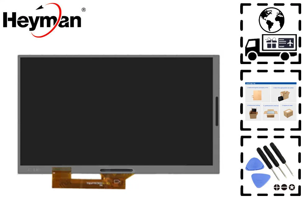7-дюймовый ЖК-дисплей, экран для планшетов V02/MF0701683001A/XYX SF5/MFFPC070136V1
7-дюймовый ЖК-дисплей, экран для планшетов V02/MF0701683001A/XYX SF5/MFFPC070136V1