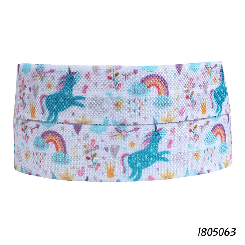 (50 yards/lot) Flora Ribbons unicorn and rainbow printed foe elastic ribbon for baby birthday party
(50 yards/lot) Flora Ribbons unicorn and rainbow printed foe elastic ribbon for baby birthday party