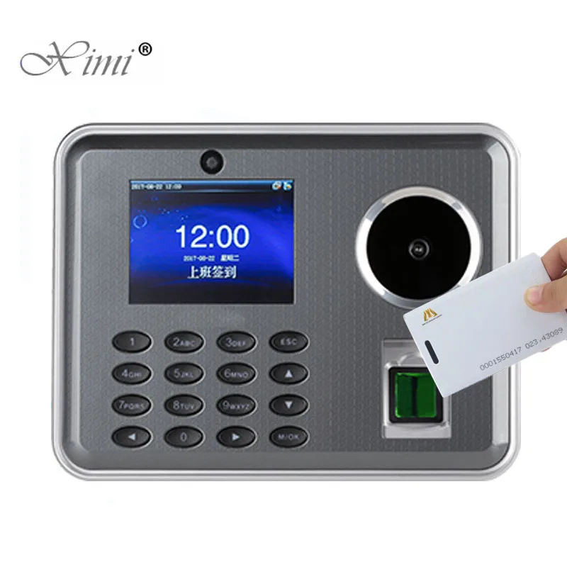 ZK iClock680 P пальмовое время посещаемости отпечатков пальцев времени рекордер
