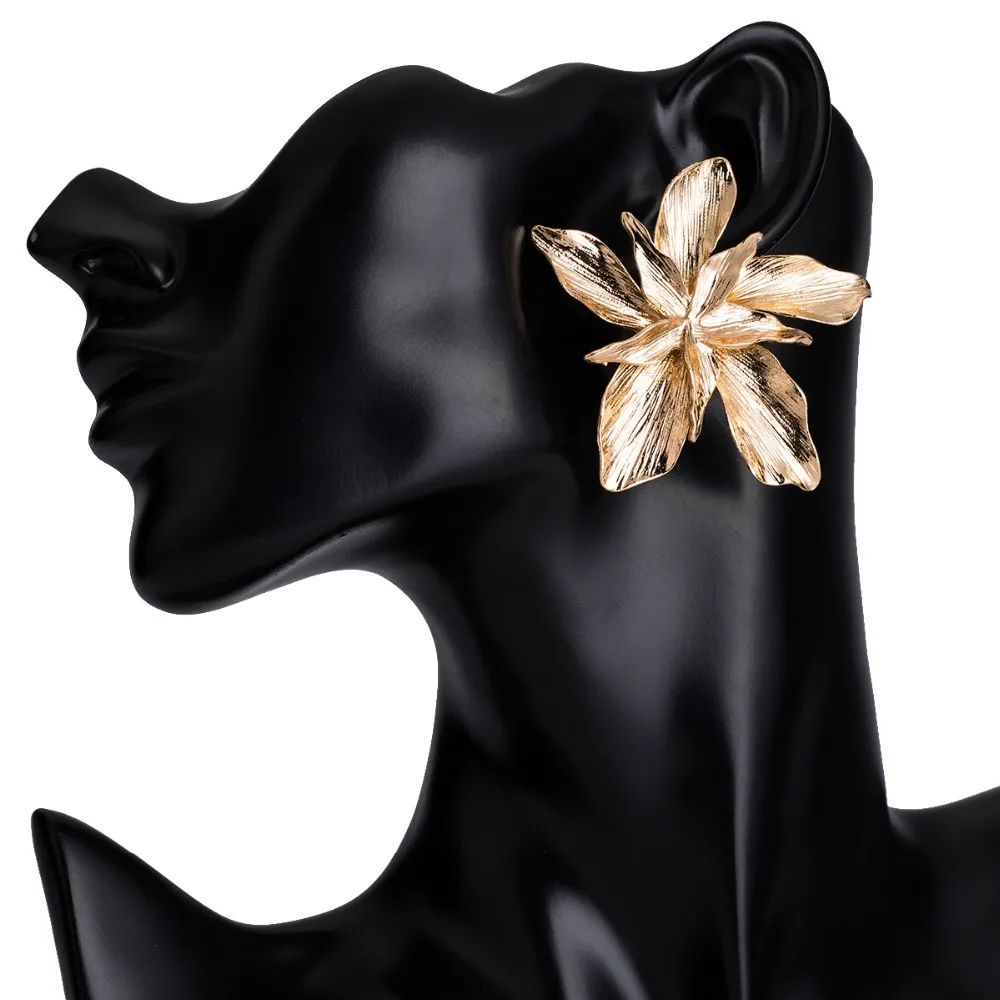 Big star earrings gold color flower fashion women's stud earrings 2019 metal sweet statement earings jewelry
Big star earrings gold color flower fashion women's stud earrings 2019 metal sweet statement earings jewelry