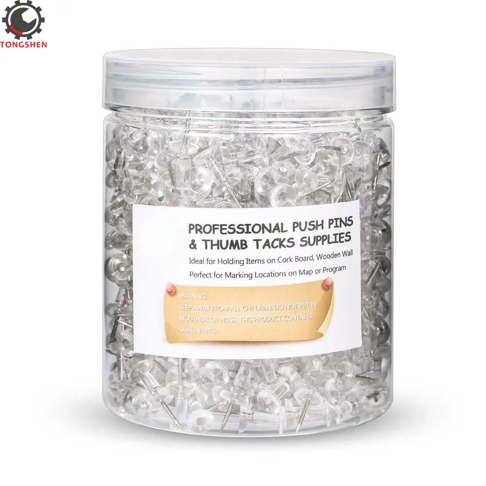 Push Pins 300 Count Standard Clear Thumb Tacks Steel Point and Clear Plastic Head Thumb Tacks Supplies Clear Push Pins
Push Pins 300 Count Standard Clear Thumb Tacks Steel Point and Clear Plastic Head Thumb Tacks Supplies Clear Push Pins