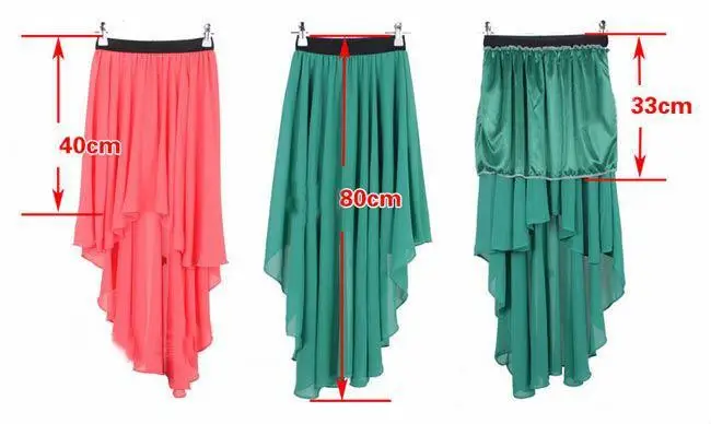 New Women Chiffon Sexy Elegant Asymmetric Long Maxi Skirt Elastic Waist Band Y-QZ002
New Women Chiffon Sexy Elegant Asymmetric Long Maxi Skirt Elastic Waist Band Y-QZ002