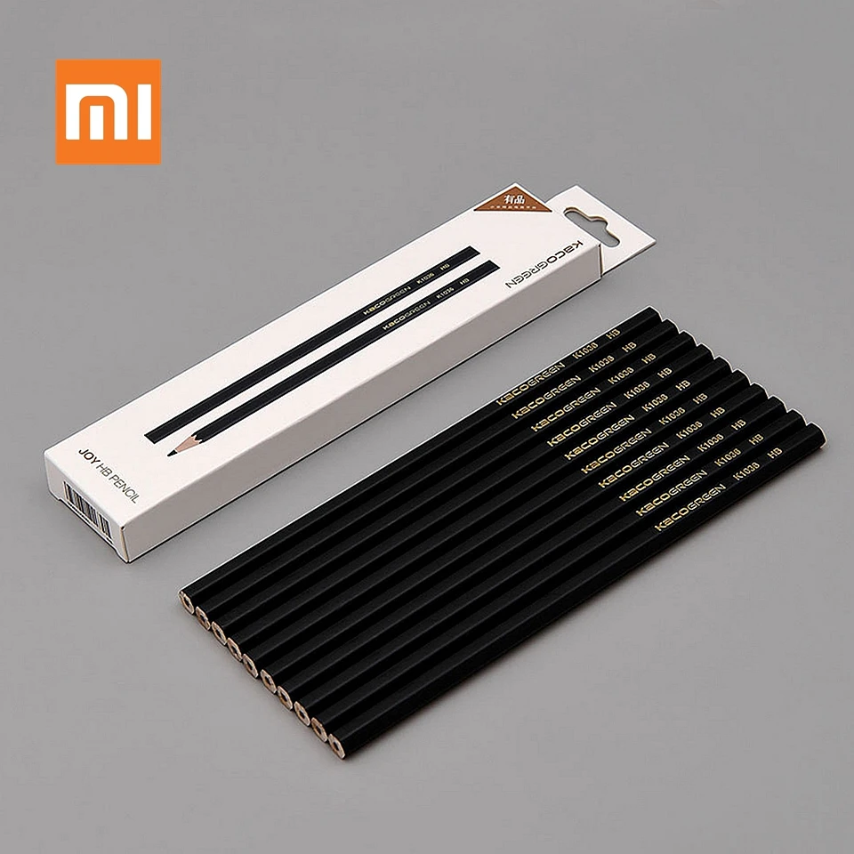 10 шт./компл. оригинальные карандаши Xiaomi JOY HB, черный шестиугольный карандаш 2,2 мм, карандаши для школы, офиса, рисования и набросков
10 шт./компл. оригинальные карандаши Xiaomi JOY HB, черный шестиугольный карандаш 2,2 мм, карандаши для школы, офиса, рисования и набросков