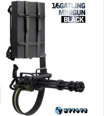 1/6 scale heavy machine weapons gun model M134 toys minigun TERMINATOR gatling 8018 for 12" figure body accessory collections
1/6 scale heavy machine weapons gun model M134 toys minigun TERMINATOR gatling 8018 for 12" figure body accessory collections