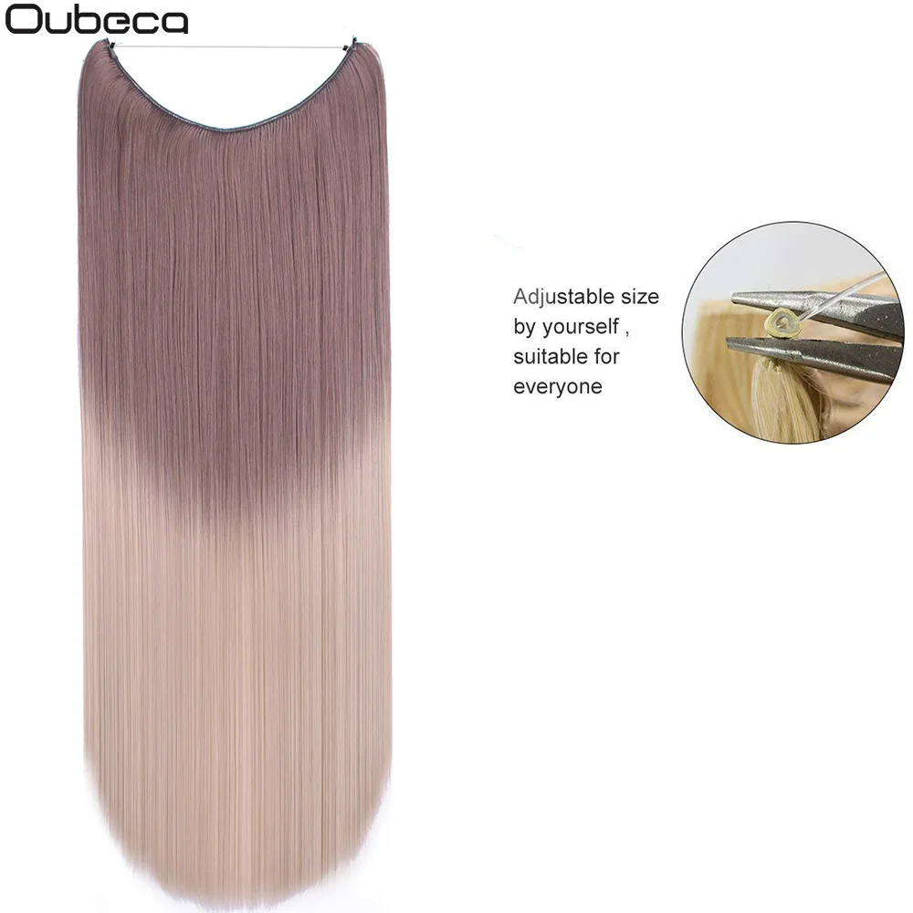 Oubeca 24 Inches Synthetic Halo Ombre Hairpiece Extension Thick Secret Miracle Invisible Straight Wire Hair Piece For Women 100g
Oubeca 24 Inches Synthetic Halo Ombre Hairpiece Extension Thick Secret Miracle Invisible Straight Wire Hair Piece For Women 100g