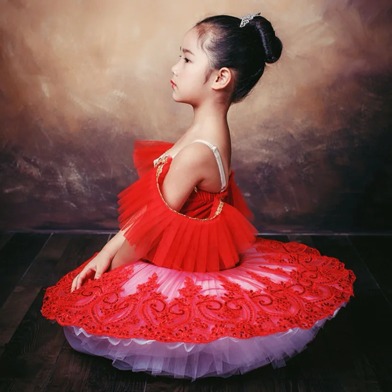 New Pancake Tutu Ballet Costume for Children Red Swan Lake Performance Ballet Training Fair Costume Girl A dance Outfit
New Pancake Tutu Ballet Costume for Children Red Swan Lake Performance Ballet Training Fair Costume Girl A dance Outfit