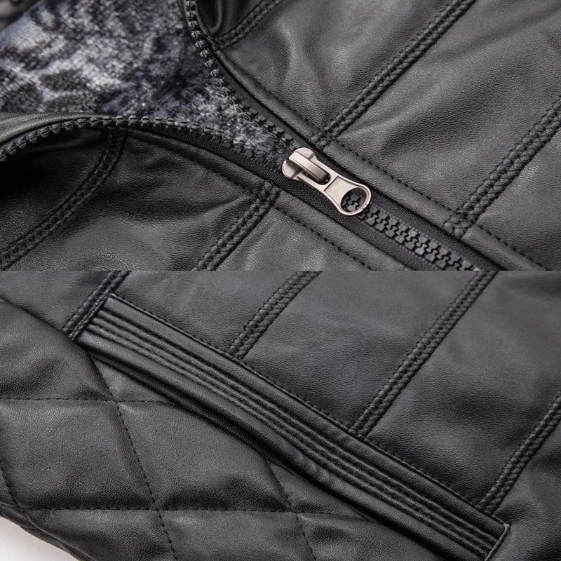 Casual Motorcycle Jacket Men Leather Jacket Men 2018 Long Sleeve Black Zippe Coat Plus Size Black Windbreaker Slim Jacket Men
Casual Motorcycle Jacket Men Leather Jacket Men 2018 Long Sleeve Black Zippe Coat Plus Size Black Windbreaker Slim Jacket Men