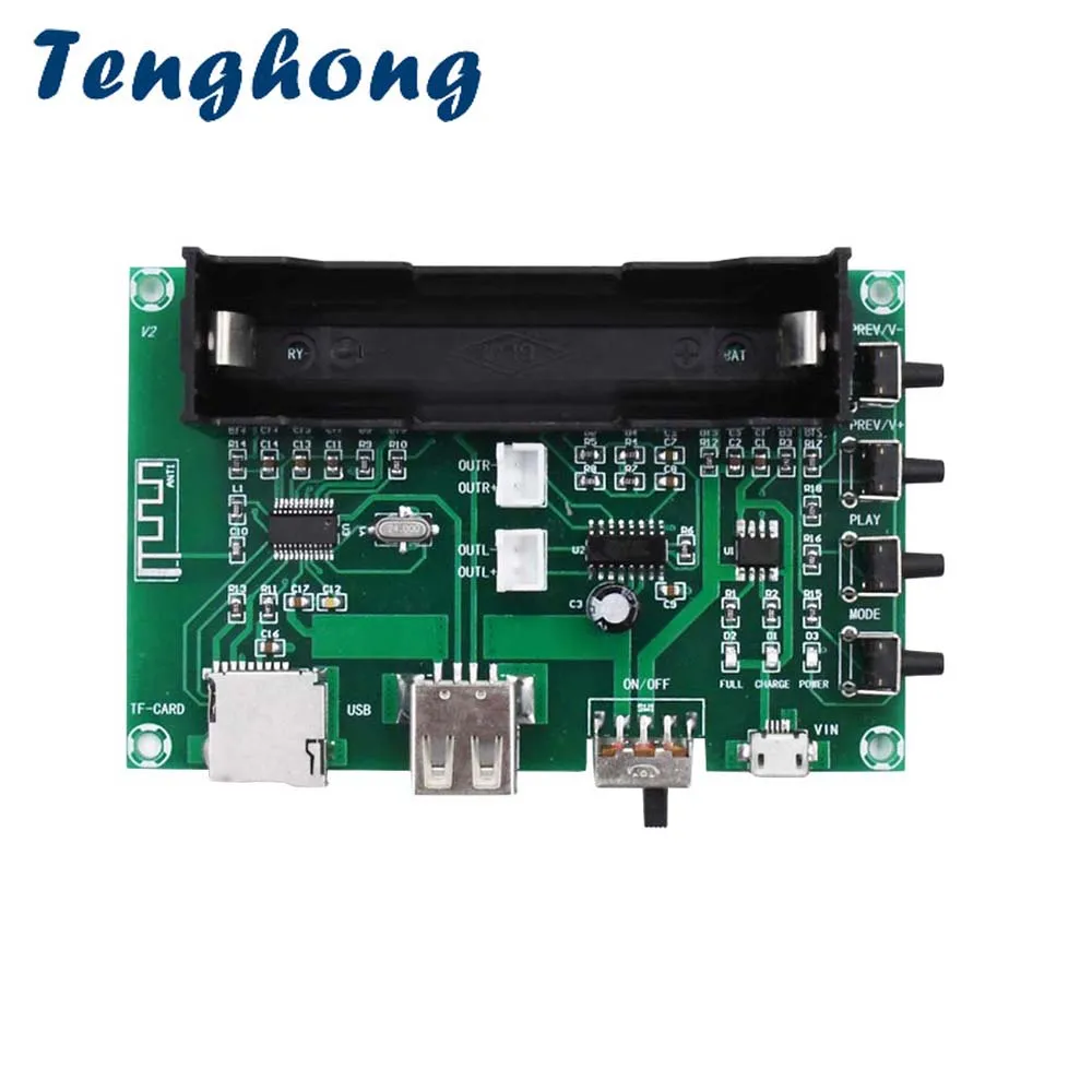 Tenghong PAM8403 цифровой усилитель звука Bluetooth плата 5 Вт * 2 перезаряжаемый двухканальный DC5V литиевая батарея пение машина DIY
Tenghong PAM8403 цифровой усилитель звука Bluetooth плата 5 Вт * 2 перезаряжаемый двухканальный DC5V литиевая батарея пение машина DIY
