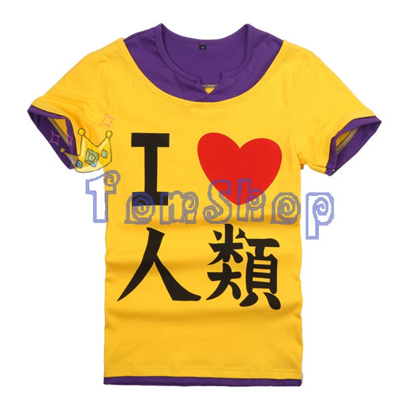 Футболка унисекс, с коротким рукавом, из 100% хлопка, для косплея, аниме "NO GAME NO LIFE"
Футболка унисекс, с коротким рукавом, из 100% хлопка, для косплея, аниме "NO GAME NO LIFE"