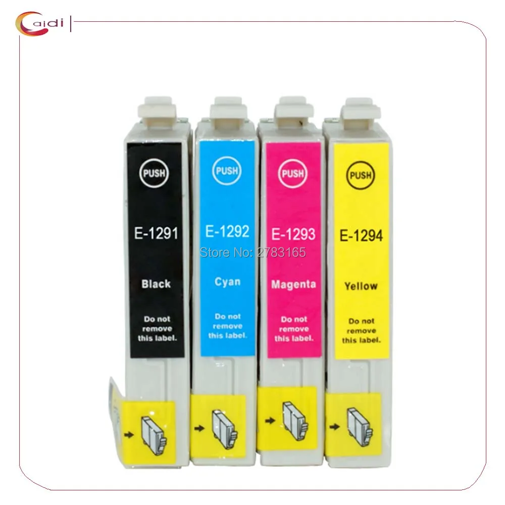 4color Compatible Ink Cartridge For Epson Stylus SX230 SX235W SX420W SX425W SX430W SX435W SX440W SX445W Pinter Cartridge T1291
4color Compatible Ink Cartridge For Epson Stylus SX230 SX235W SX420W SX425W SX430W SX435W SX440W SX445W Pinter Cartridge T1291