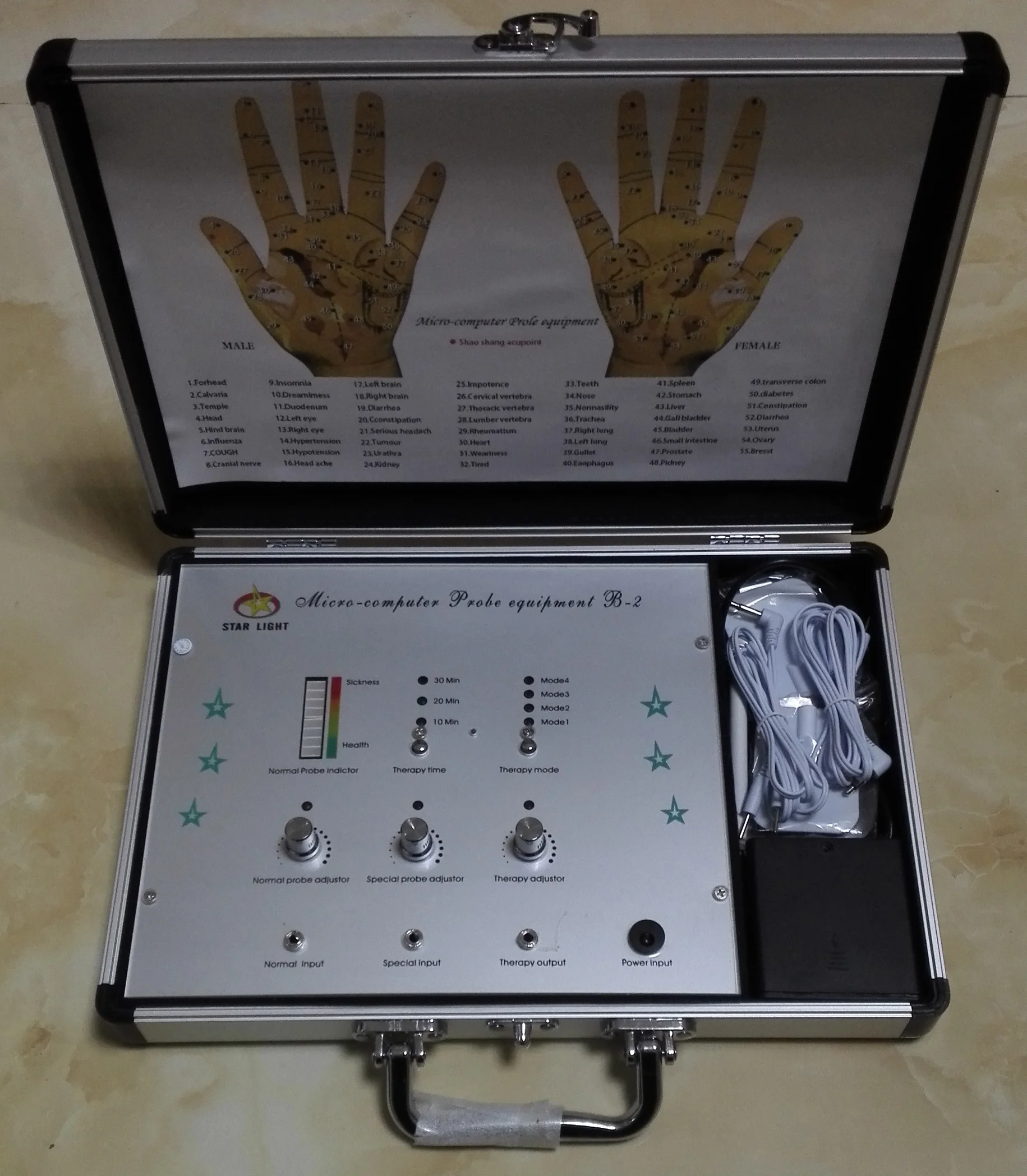 New Hand Therapy Equipment Body Health Care Beauty Machine,Hand Acupoints Therapy Device,Hand Diagnosis System,Meridian Analyzer
New Hand Therapy Equipment Body Health Care Beauty Machine,Hand Acupoints Therapy Device,Hand Diagnosis System,Meridian Analyzer