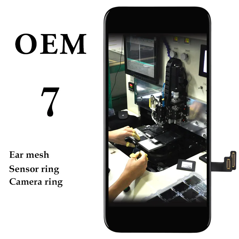 5 шт. OEM ЖК-дисплей для iPhone 7 дисплей экран в сборе дигитайзер телефон запасная часть для iphone сенсорный экран Замена Pantalla
5 шт. OEM ЖК-дисплей для iPhone 7 дисплей экран в сборе дигитайзер телефон запасная часть для iphone сенсорный экран Замена Pantalla