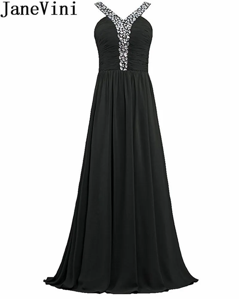 JaneVini 2019 Beaded Long Bridesmaid Dresses With Crystals Chiffon A Line V Neck Women Pink Wedding Party Gowns Floor Length
JaneVini 2019 Beaded Long Bridesmaid Dresses With Crystals Chiffon A Line V Neck Women Pink Wedding Party Gowns Floor Length