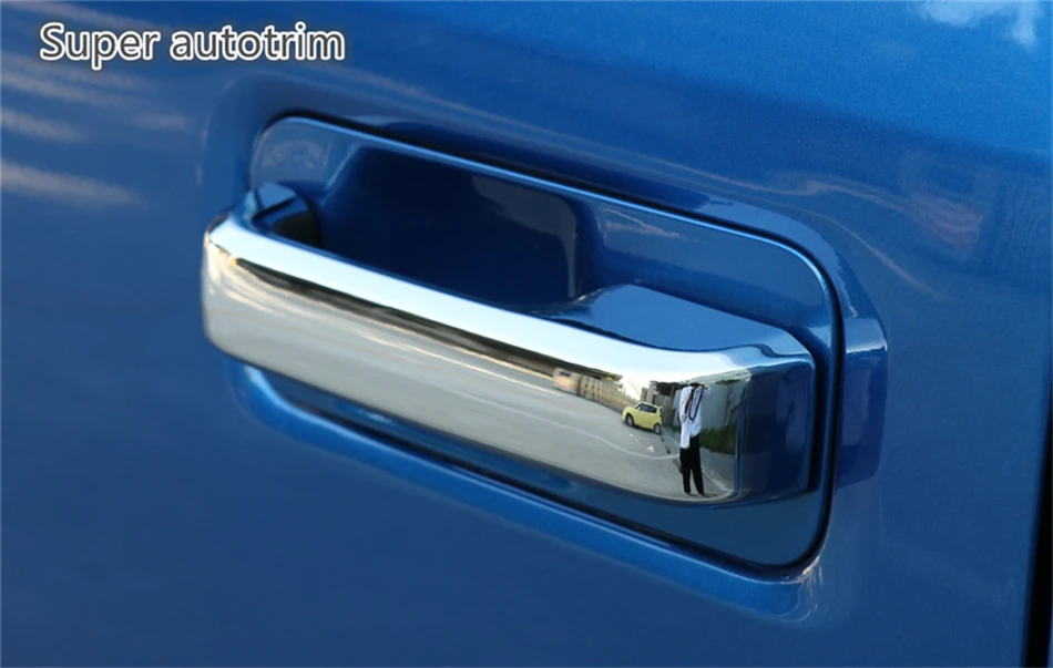Lapetus Side Auto Door Handle + Handle Bowl Molding Cover Trim Chrome Accessories Exterior Fit For Ford F150 2015 2016 2017 ABS
Lapetus Side Auto Door Handle + Handle Bowl Molding Cover Trim Chrome Accessories Exterior Fit For Ford F150 2015 2016 2017 ABS